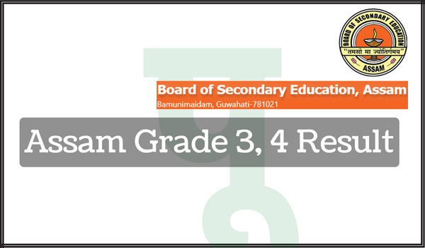 Assam Grade 3, 4 Result