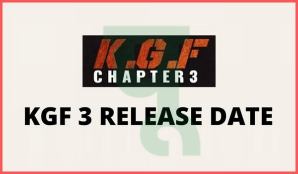 KGF 3 Release date