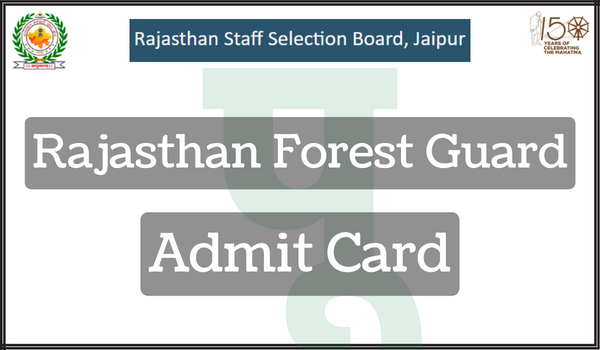 Rajasthan-Forest-Guard-Admit-Card