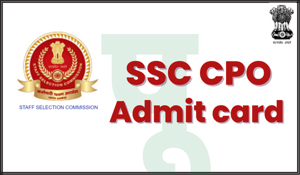 SSC-CPO-Admit-card