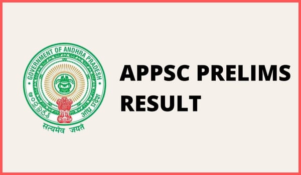 APPSC Prelims Result