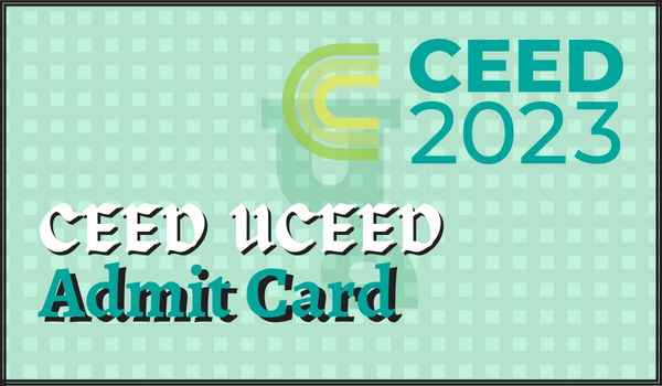 CEED UCEED Admit Card