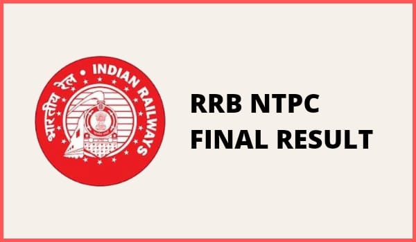 RRB NTPC Final Result