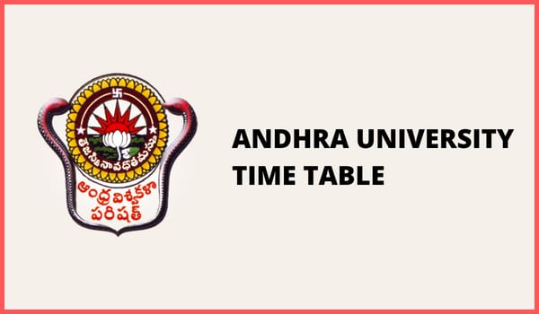 Andhra University Time Table