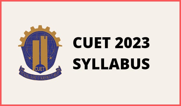 CUET 2023 Syllabus