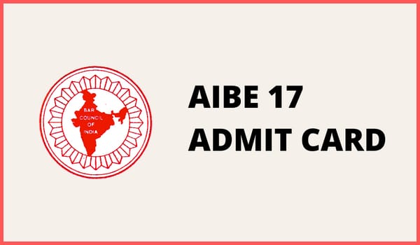 AIBE 17 Admit Card