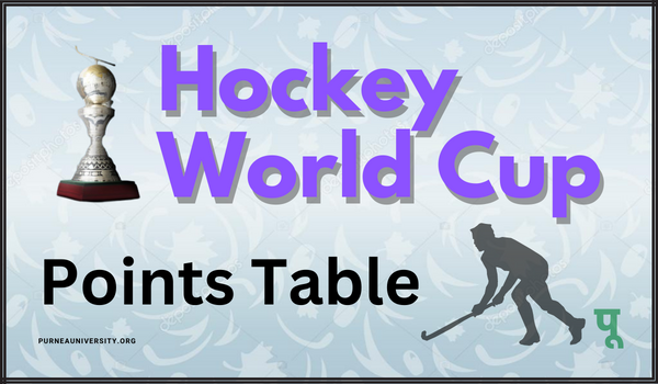 Hockey World Cup Points Table