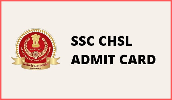 SSC CHSL Admit card