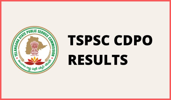 TSPSC CDPO Results
