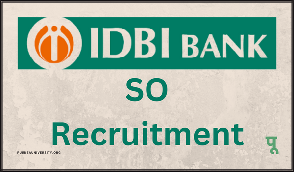 IDBI SO Recruitment