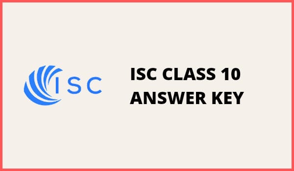 ISC Class 12 Answer Key