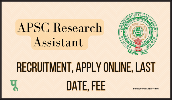 APSC Research Assistant Recruitment