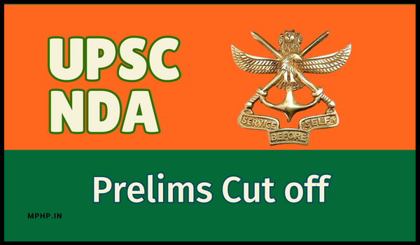 UPSC NDA Prelims Cut off