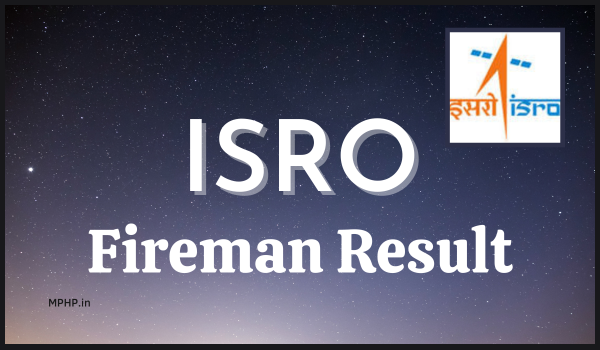 ISRO Fireman Result