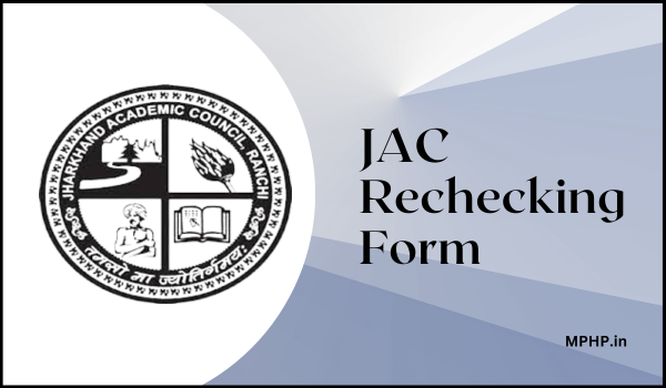 JAC Rechecking Form
